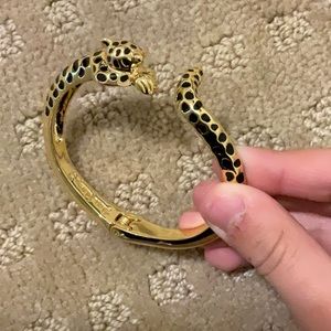 gold leopard bracelet from lilly pulitzer